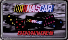 NASCAR dominoes in tin by USAopoly